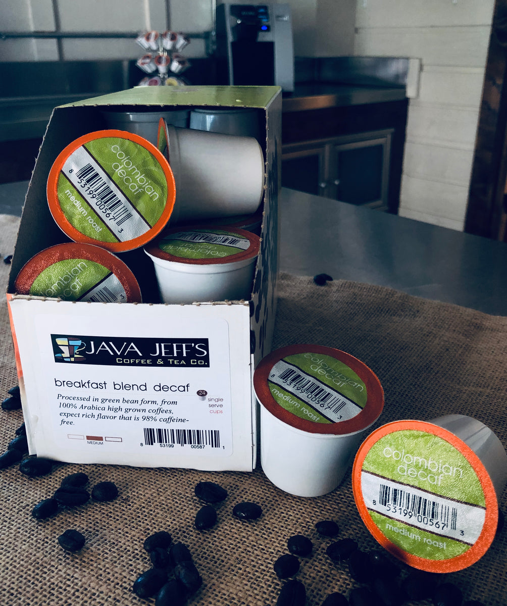 Java Jeffrey Coffee K-Cup®️: Java Jeff’s Breakfast Blend DECAF – Java Jeff’s Coffee
